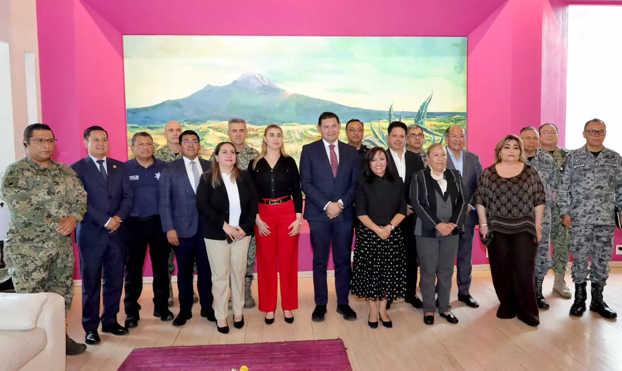 Armenta y Cuéllar fortalecen estrategia de seguridad entre Puebla y Tlaxcala